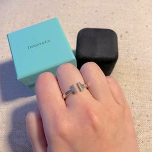 Tiffany&Co T Square Ring Sz8